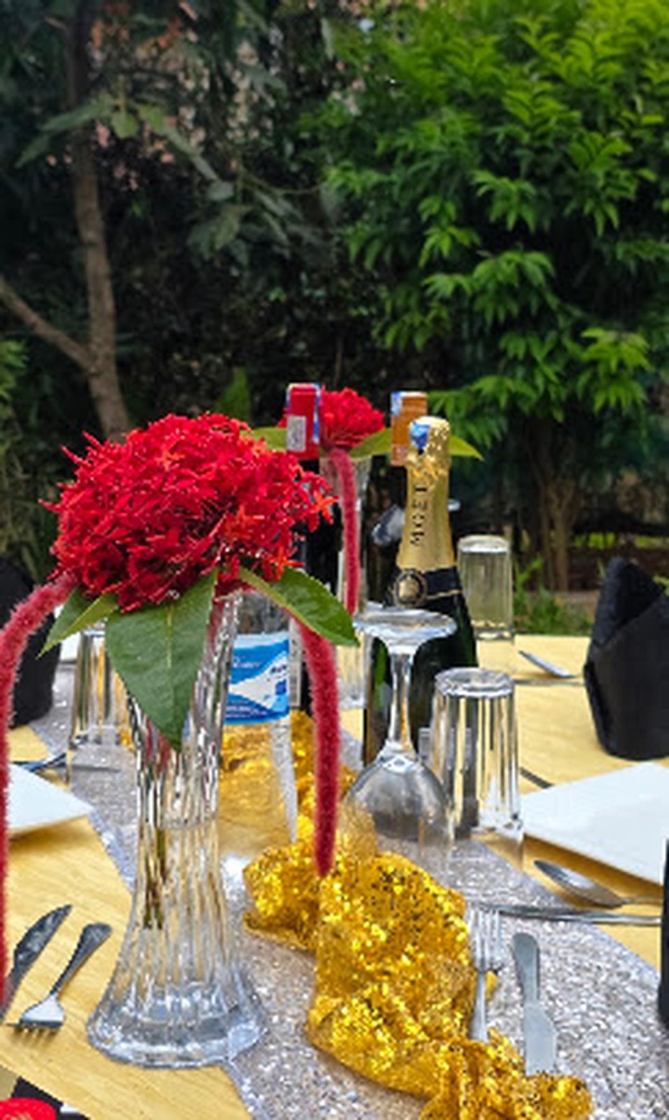 The kitchen at its loudest — food for the table